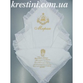 Хлопковая крыжма с молитвой Ангелу Хранителю